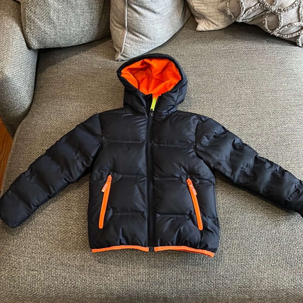 Champion hooded boys jacket size XS (4-5) dark blue